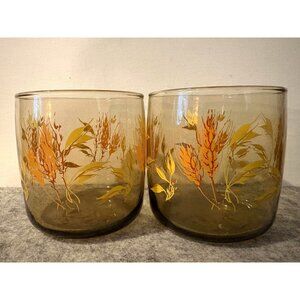 2 Anchor Hocking 3" Wheat Pattern # 2754